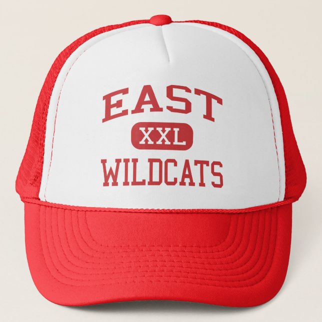 East - Wildcats - High - Albuquerque New Mexico Trucker Hat (Front)