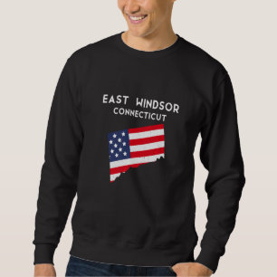 East Windsor Connecticut USA State America Travel Sweatshirt