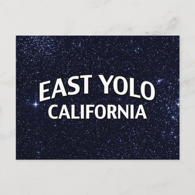 East Yolo California Postcard (Front)