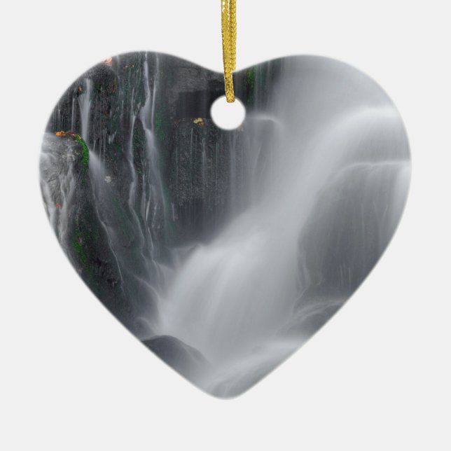 Eastatoe Falls Ceramic Ornament (Front)