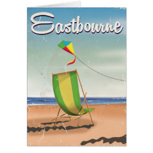 Eastbourne UK vintage travel poster