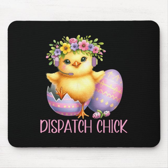 Easter 911 Dispatcher Gift Police Dispatch Thin Go Mouse Pad (Front)