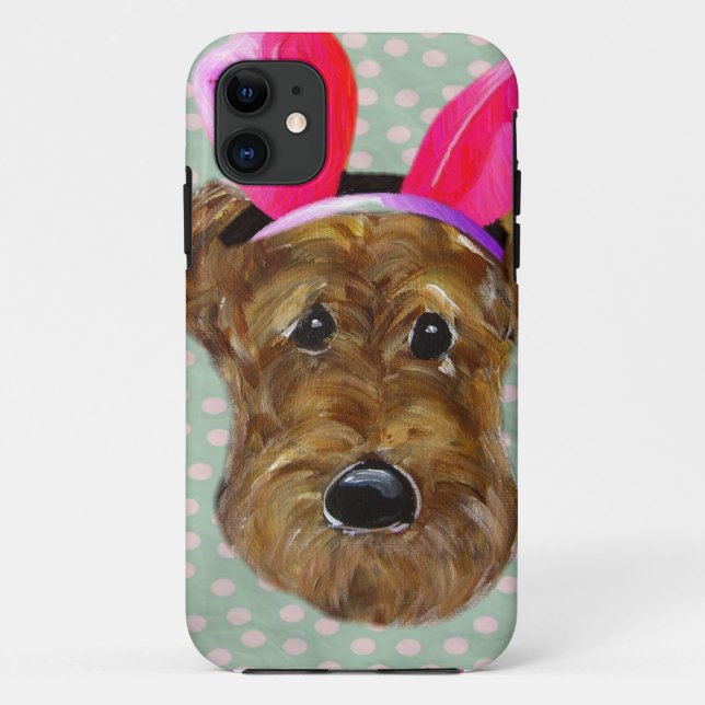 EASTER AIREDALE Case-Mate iPhone CASE (Back)