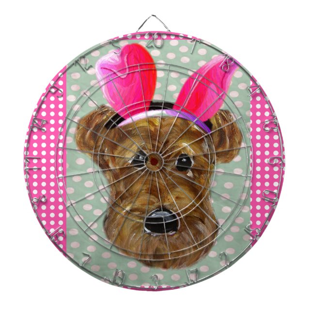 EASTER AIREDALE DARTBOARD (Front)