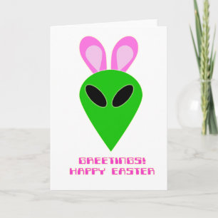 Easter Alien Card