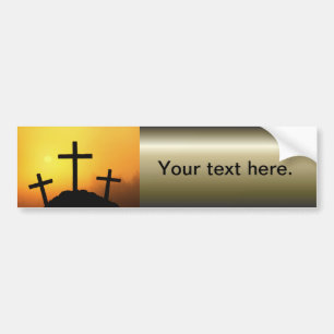 Easter and Palm Sunday Crosses and Scenes Bumper Sticker