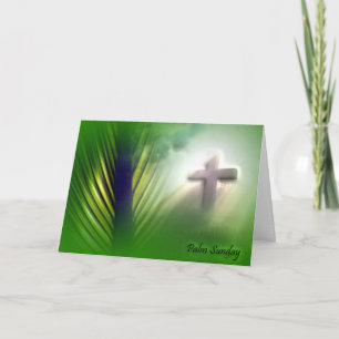 Easter and Palm Sunday Crosses and Scenes Holiday Card