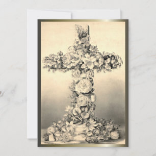Easter and Palm Sunday Crosses and Scenes Holiday Card