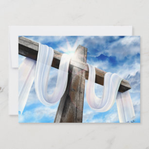 Easter and Palm Sunday Crosses and Scenes Holiday Card