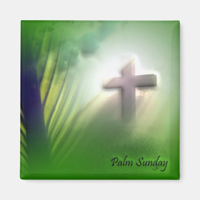 Easter and Palm Sunday Crosses and Scenes Magnet (Front)