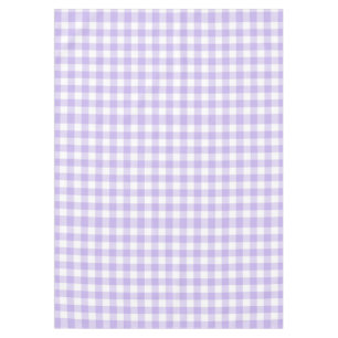 Easter and Spring Country Lavender Gingham Pattern Tablecloth