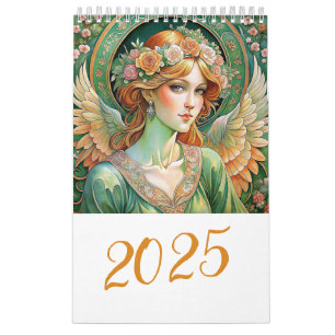 Easter Angels in Art Nuovo style 2025 Calendar