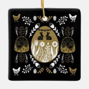 Easter April Holiday Gift Ceramic Ornament