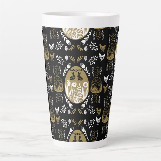 Easter April Holiday Gift Latte Mug (Front)