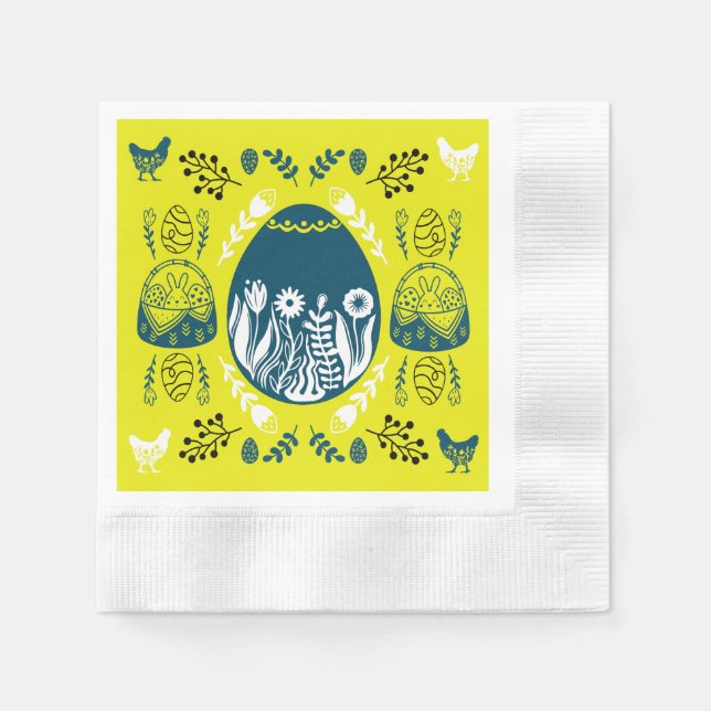 Easter April Holiday Napkin (Front)