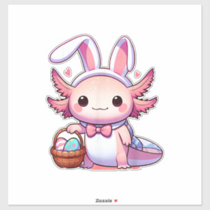 Easter Axolotl Bunny Ears Eggs T-Shirt