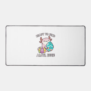 Easter Axolotl Ready To Find Alotl Eggs Hunt Boys  Desk Mat