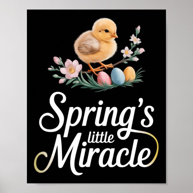 Easter Baby Bunny Cool Easter Day  Poster (Front)