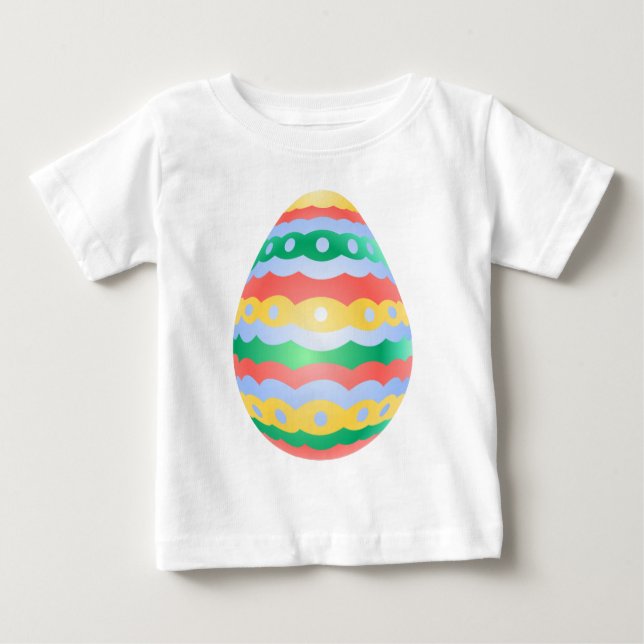 Easter Baby Shirt Cute Toddler Easter Egg T-shirt (Front)