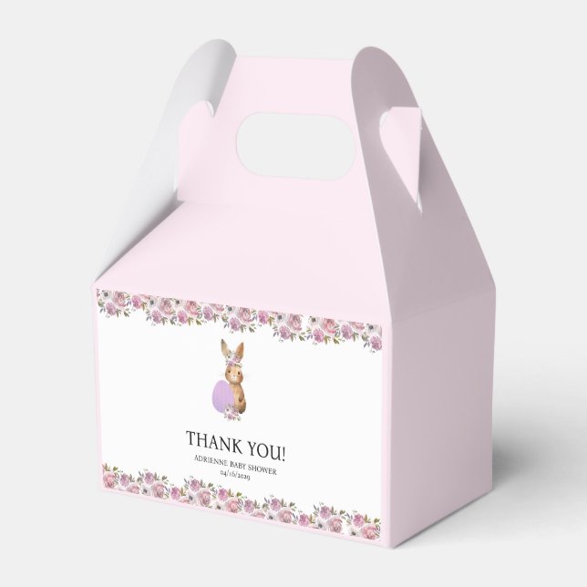 Easter Baby Shower  Favour Box (Front Side)