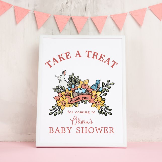 Easter Baby Shower Treat Favour Table Sign (Creator Uploaded)