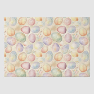 easter background with spring flowers, coloured eg tissue paper