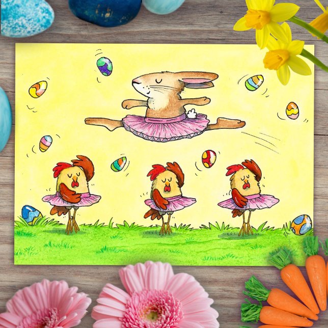 Easter Ballet postcard by Nicole Janes (Creator Uploaded)