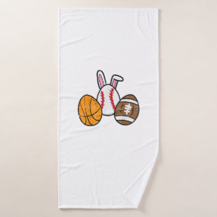Easter Balls Basketball Baseball Football Boys Kid Bath Towel