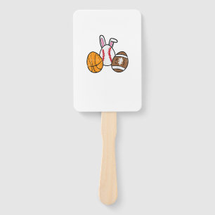 Easter Balls Basketball Baseball Football Boys Kid Hand Fan