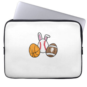 Easter Balls Basketball Baseball Football Boys Kid Laptop Sleeve