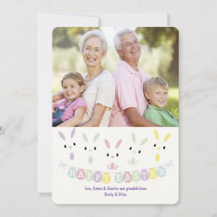 Easter Banner Photo Greeting Card