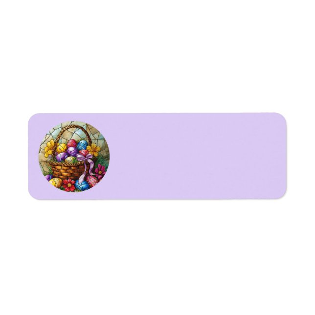Easter Basket Address Labels (Front)
