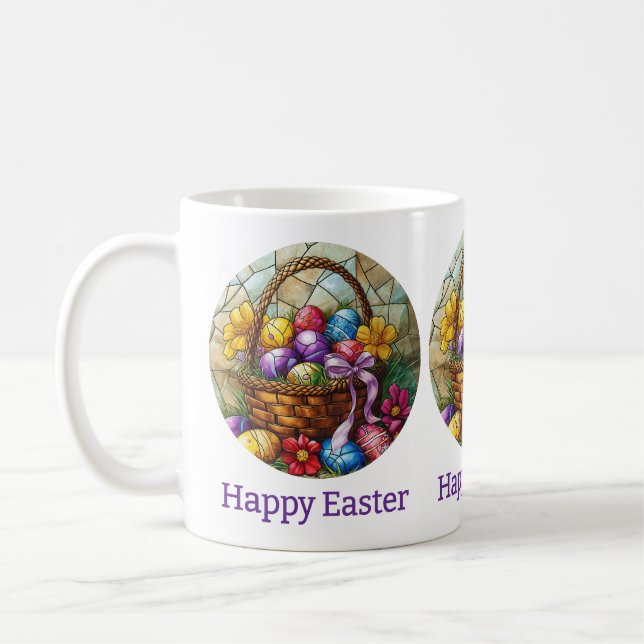 Easter Basket Coffee Mug (Left)