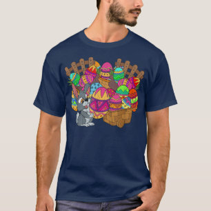 Easter Basket Cute Easter Eggs Bunny Rabbit Happy T-Shirt