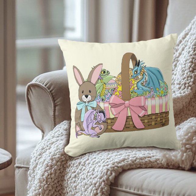 Easter Basket Dragons Eggs Cushion (Creator Uploaded)