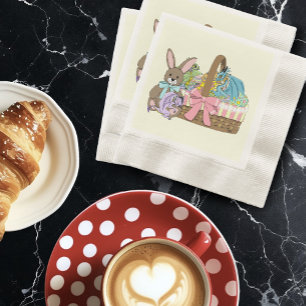 Easter Basket Dragons Eggs Napkin