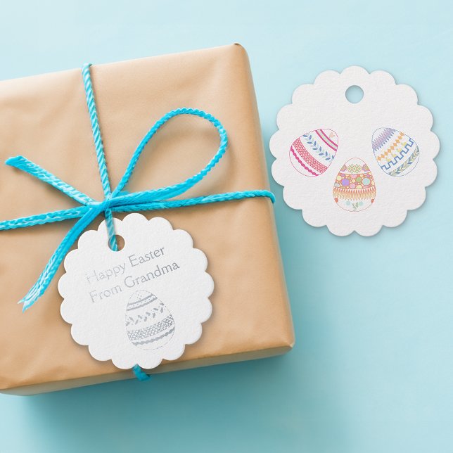 Easter Basket Foil Gift Tags (Creator Uploaded)