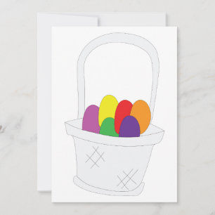 Easter Basket Invitation