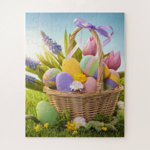Easter basket jigsaw puzzle