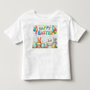 Easter basket kids tee