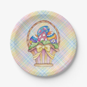 Easter Basket - Paper Plates