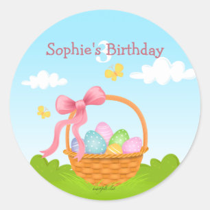 Easter Basket Sticker