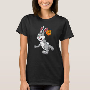Easter Basket Stuffers Boys Kids Basketball Easter T-Shirt