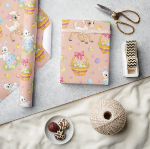 Easter Basket Wrapping Paper