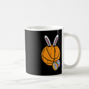 Easter Basketball Bunny Rabbit Sports Men Boys Kid Coffee Mug