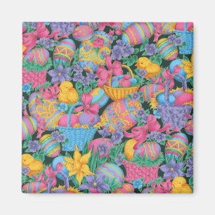Easter Baskets and Eggs Magnet