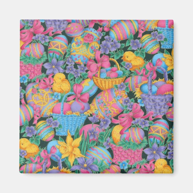 Easter Baskets and Eggs Magnet (Front)