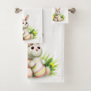 Easter Bathroom Towel Set