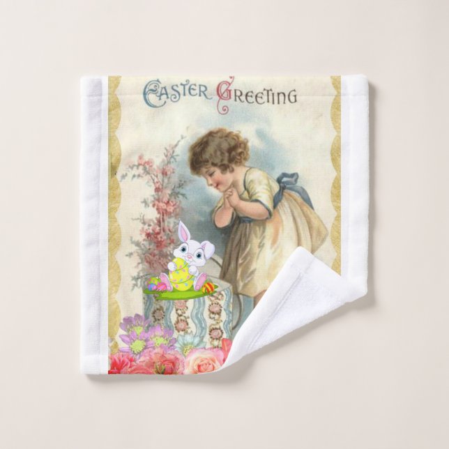 Easter Bathroom Towel Sets (Wash Cloth)