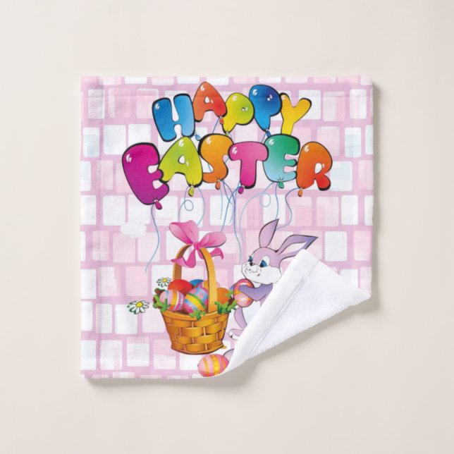 Easter Bathroom Towel Sets (Wash Cloth)